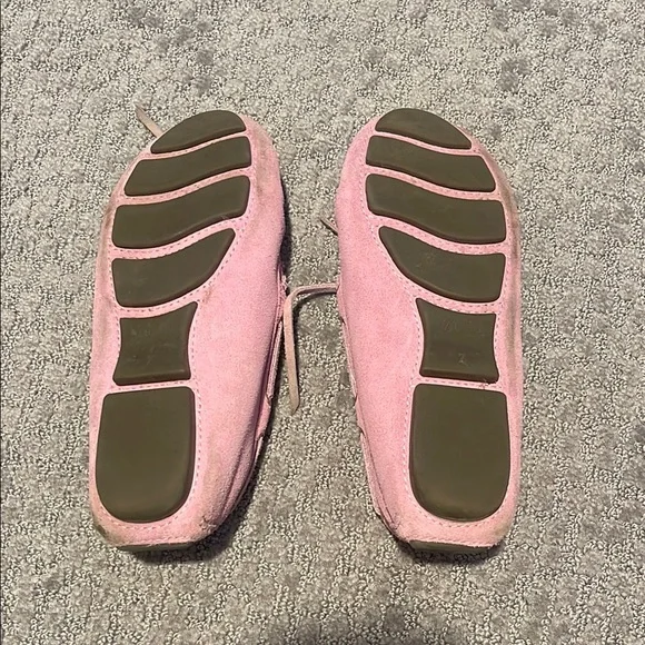 J. Crew Pink Suede Loafers for Women - Picture 2 of 2